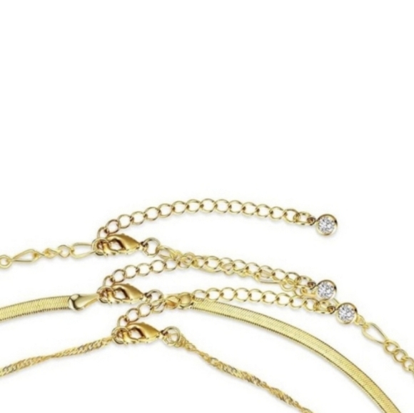 Free People Layered Gold Necklaces Set - Picture 4 of 4